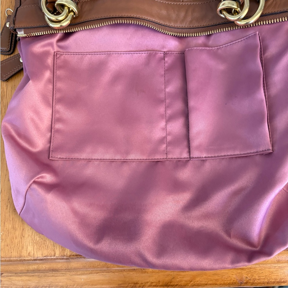 2011 Coach Kristin Brown Leather Shoulder Bag - Picture 5 of 6